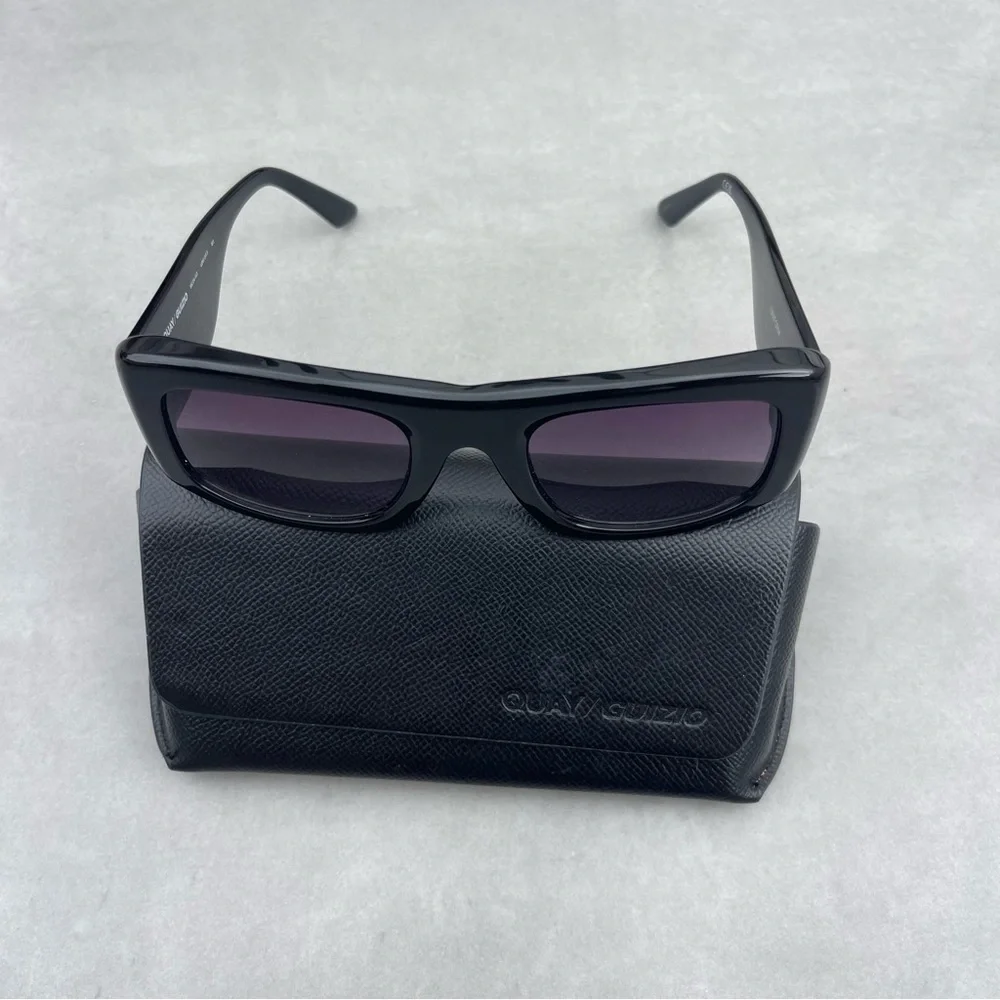 Quay x Guizio Uniform 55mm square sunglasses